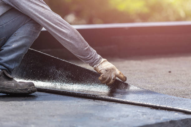 Professional Exterior Waterproofing technician working in Forest Lake, IL